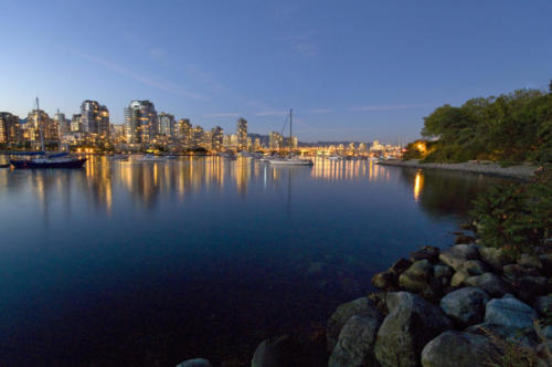 100824 HDR False Creek Evening 275